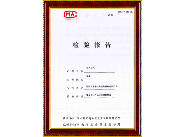 球頭檢驗(yàn)報(bào)告